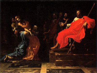 Esther vor Ahasveros von Nicolas Poussin